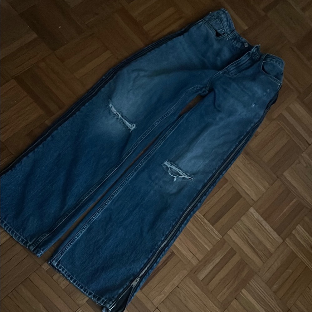 Stella McCartney Blue Straight Leg Jeans